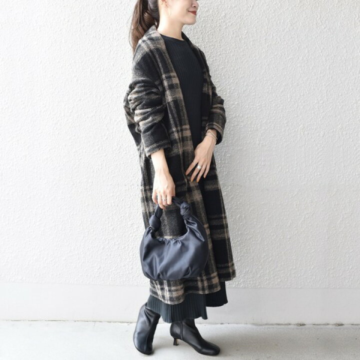 楽天市場】〈手洗い可能〉イタリアンチェックロング羽織り◇／シップス  
