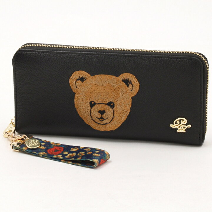 楽天市場】PAUL ＆ JOE ACCESSOIRES ラウンド長財布 クマ刺繍 ／ポール 