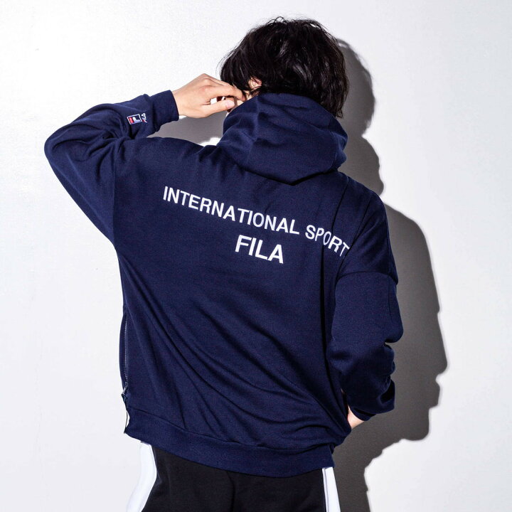 楽天市場】FILA HERITAGE(フィラヘリテージ)ハーフジップパーカー  