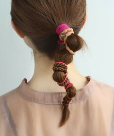 マルチデザインヘアゴム[7本セット]／アネモネ（ANEMONE）