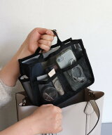 【バッグインバッグ / 軽量 / スパ / WEB限定】メッシュ バッグインバッグ 中／ティーエスエル（TSL）