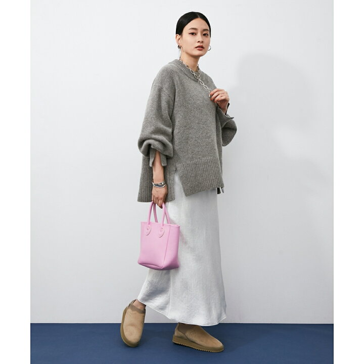 楽天市場】【セットアップ対応】ウールカシミヤワイドスリットニット 