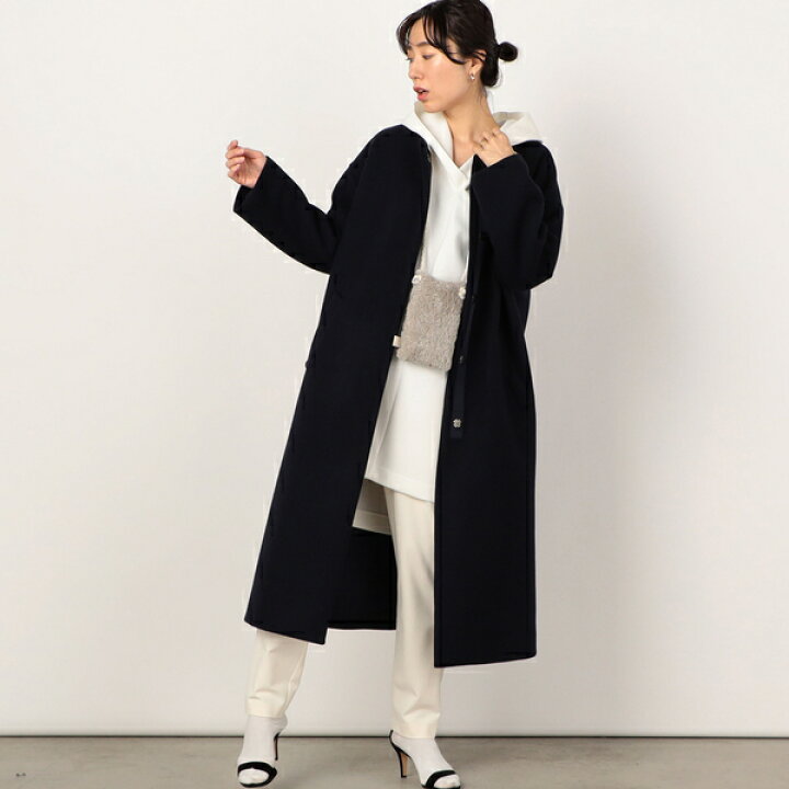 楽天市場】◇【WEB限定カラーあり】ダブルクロスノーカラーロング 
