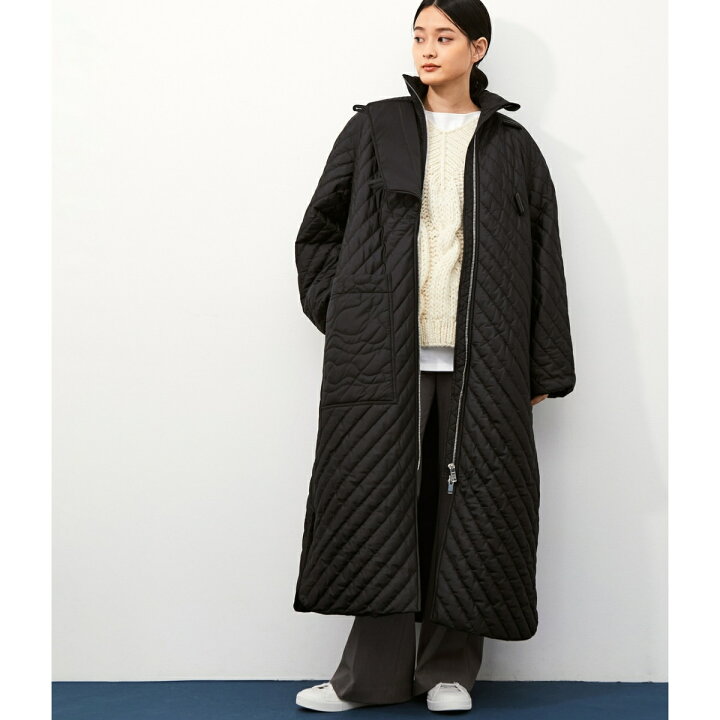楽天市場】【GANNI】Recycled Ripstop Quilt COAT／アダムエロペ  