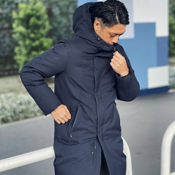 楽天市場】【河田フェザー】ストレッチ 撥水 ダウン コート 