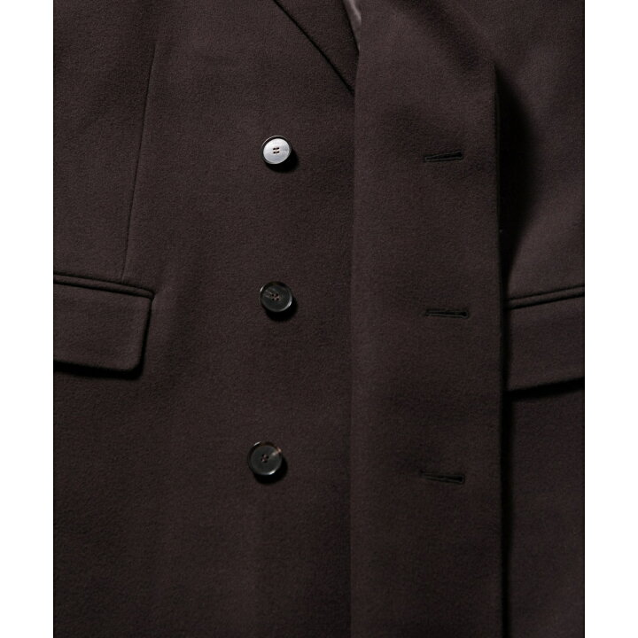 楽天市場】【AURALEE】DOUBLE CLOTH LIGHT MELTON CHESTERFIELD COAT 