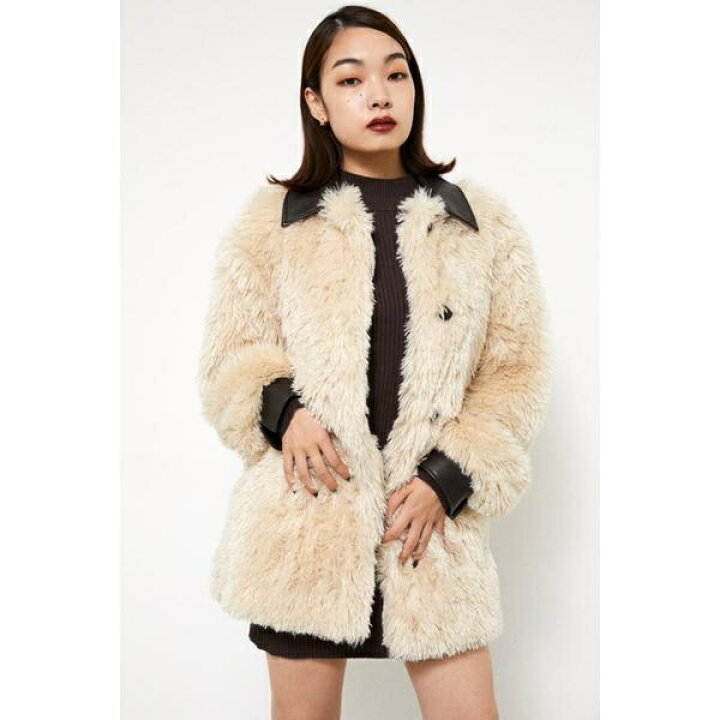楽天市場】F／LEATHER DOCKING FUR COAT／ラグア ジェム : 丸井 