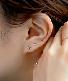 ビジュー×パールフラワーセットピアス[3ペアセット]／アネモネ（ANEMONE）