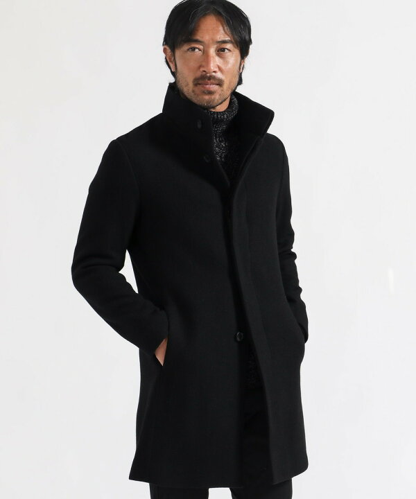 楽天市場】【WEB限定】カシミヤブレンドスタンドカラーコート 
