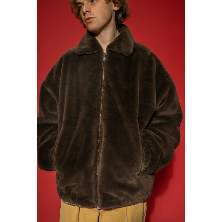 楽天市場】＜monkey time＞ FAUX FUR ZIP 