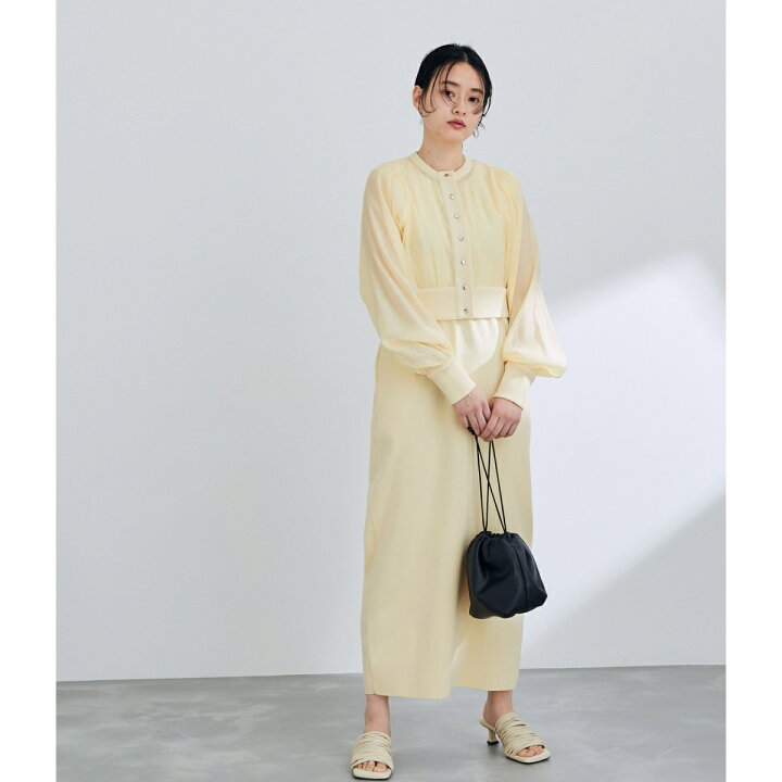 楽天市場】〈SETアイテム〉シアーカーデコンビニットワンピース  