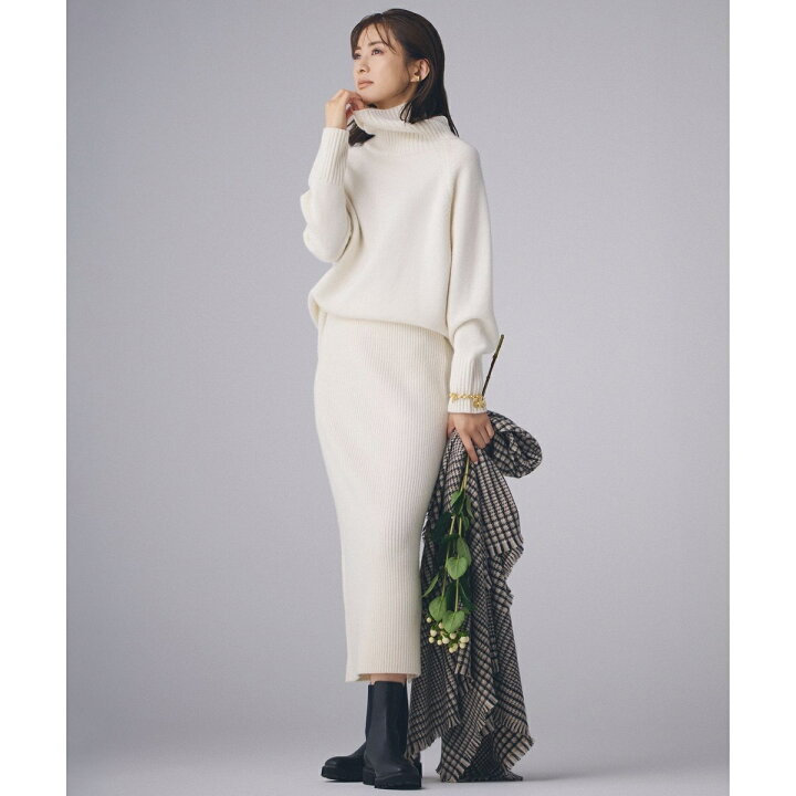 楽天市場】ウールカシミヤブレンドバルキー タートルネック ニット／23  