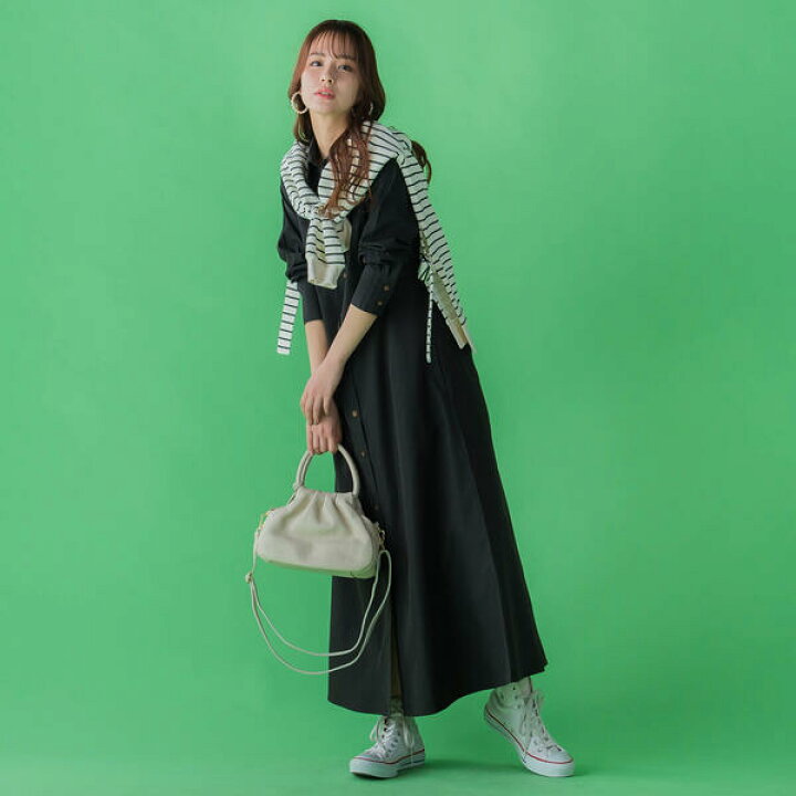 楽天市場 タイプライターシャツワンピース 洗濯機で洗える ビッキー Vicky 丸井 マルイ 楽天市場店