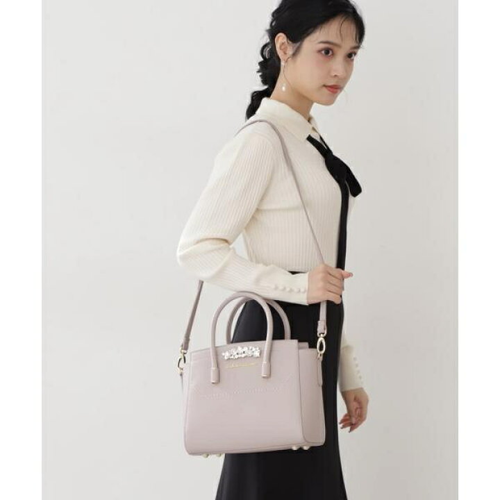 ジルバイジルスチュアート ロイヤルビジュートート ワインレッド  