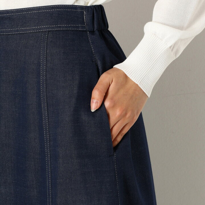 楽天市場】〔＋サイズ〕【ウォッシャブル】シャンブレーツイル 後ろ裾  