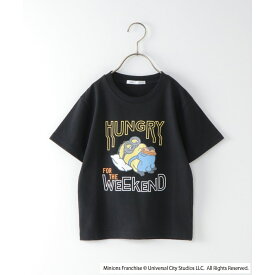 【キッズ】ミニオン／HUNGRY プリントTシャツ（100?140cm）／イッカ（ikka）