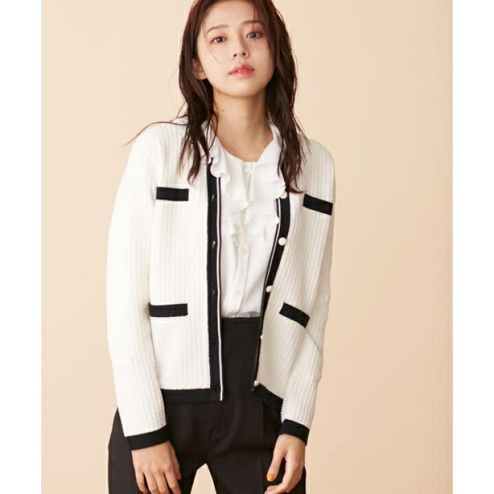 楽天市場】ニットツイードカーディガン／ジル バイ ジルスチュアート  