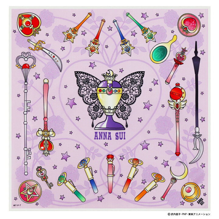 楽天市場】美少女戦士セーラームーン×ANNA SUI プリントハンカチ 