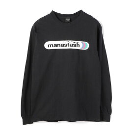 MANASTASH／マナスタッシュ／RaveLogo　L／S　T－Shirts／ロゴプリントロングス／エルエイチピー（LHP）