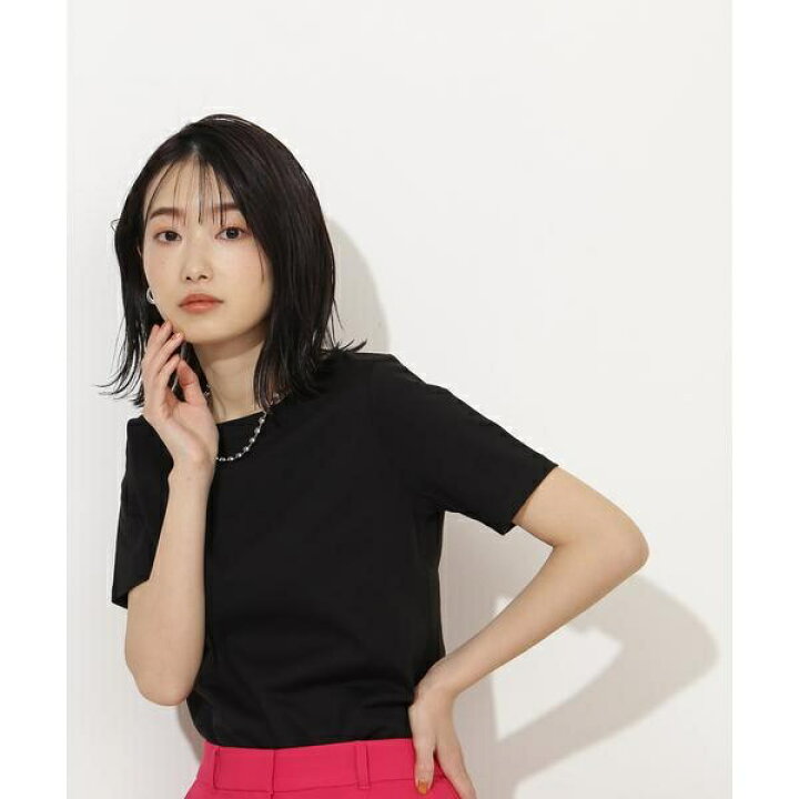 楽天市場 オーガニックコットンベーシックtシャツ ボートネック ナチュラルビューティーベーシック Natural Beauty Basic 丸井 マルイ 楽天市場店