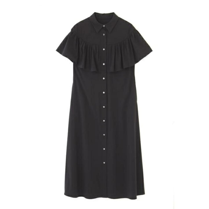 楽天市場】◇コットンナイロンギャザーケープシャツドレス／アドーア  