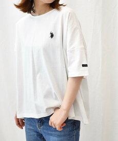 綿100％ワンポイントTシャツ＜U.S.　POLO ASSN.＞ ／ラナン（Ranan）