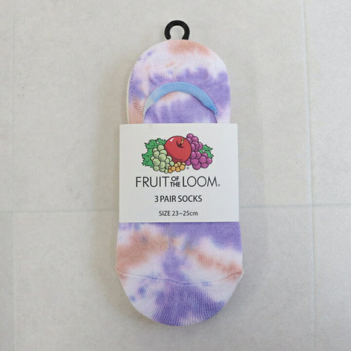 楽天市場】【FRUIT OF THE LOOM／フルーツオブザルーム FRUIT OF THE LOOM タイダイ 靴下(ソックス) 23〜25cm