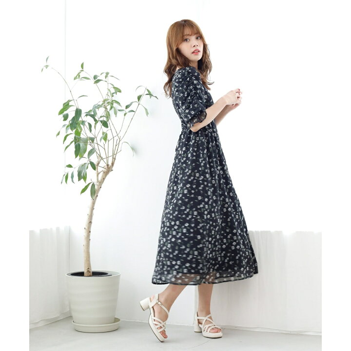 楽天市場 エアリーフラワーワンピース マジェスティックレゴン Majestic Legon 丸井 マルイ 楽天市場店