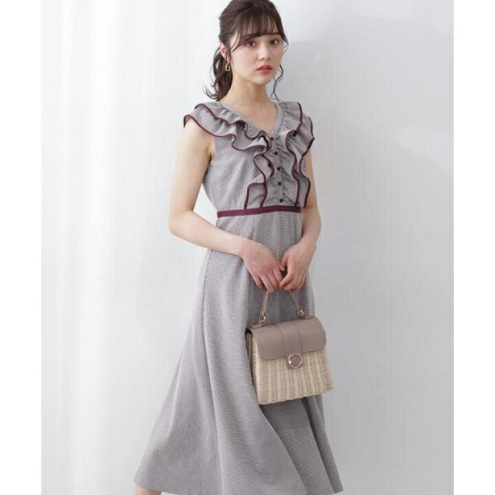 楽天市場】｜美人百花6月号掲載商品｜チェックラッフルフレア 