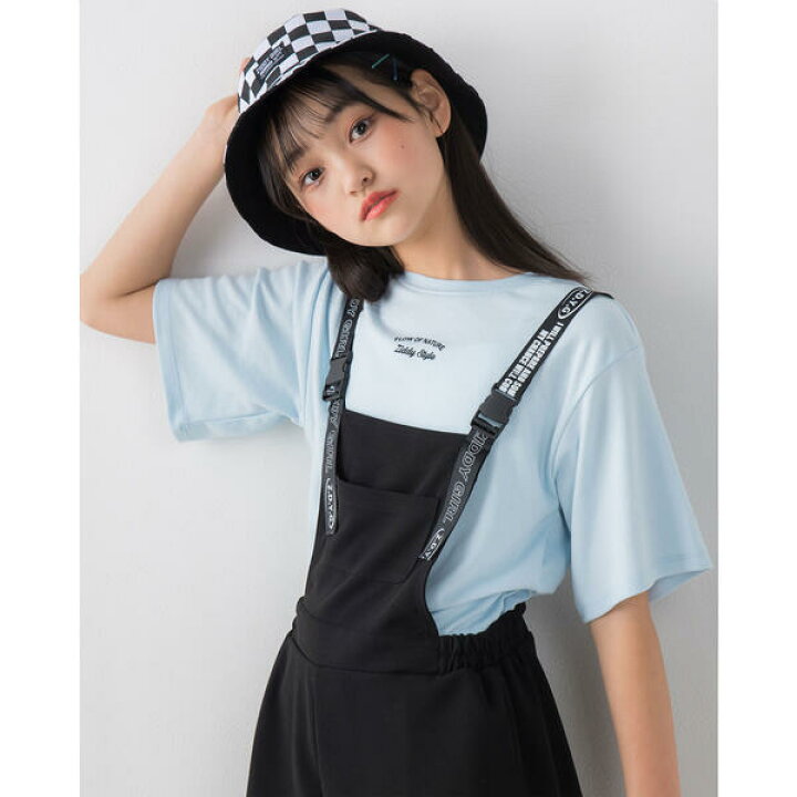 楽天市場】【 ニコ☆プチ 6月号 掲載 】 サロペット ＋ Tシャツ 2点  