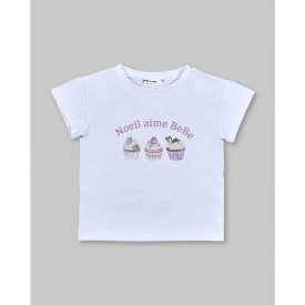 ケーキ　プリント　天竺　Tシャツ　（80～130cm）／ノイユ エーム ベベ（Noeil aim BeBe）