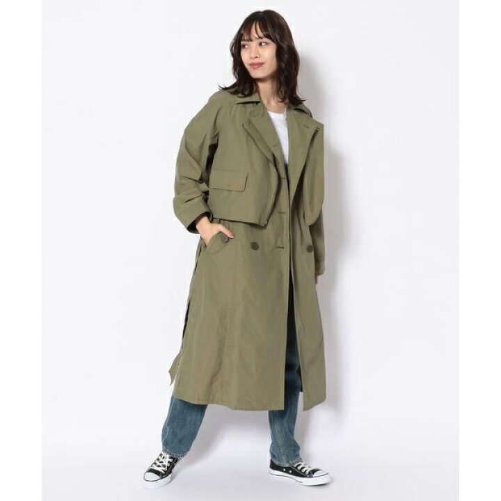 楽天市場】3ウェイ トレンチコート／ 3WAY TRENCH COAT
