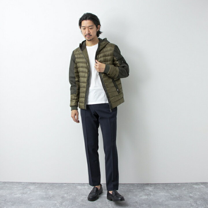 楽天市場】【HERNO／ヘルノ】コンビフーデッド MA−1ブルゾン 
