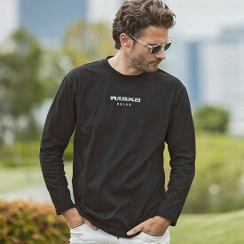 1PIU1UGUALE3 RELAX(ウノピゥウノウグァーレトレ)フロントロゴプリントロンT／ウノピゥウノウグァーレトレ リラックス（1PIU1UGUALE3 RELAX）