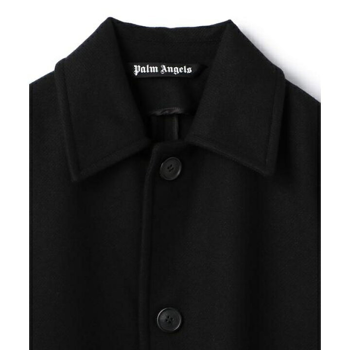 楽天市場】Palm Angels／パームエンジェルス／CURVED LOGO COAT 
