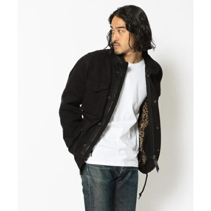 楽天市場】MINEDENIM（マインデニム）Leopard Fur Lining M-65 BZ 