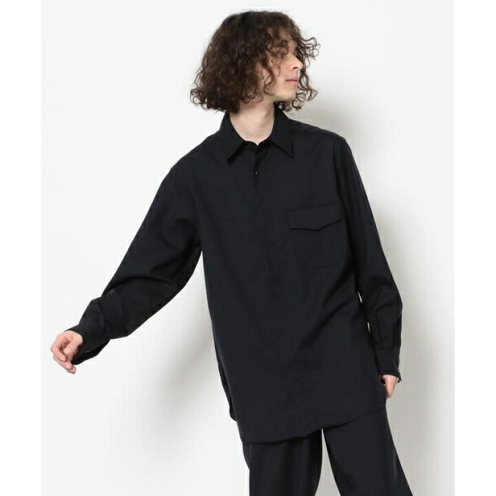 楽天市場】URU／ウル／FLY FRONT L／S SHIRTS／21SWT01／ガーデン 