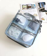 【バッグインバッグ/軽量/スパ/WEB限定】メッシュバッグインバッグ縦型／ティーエスエル（TSL）