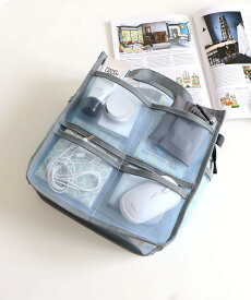 【バッグインバッグ/軽量/スパ/WEB限定】メッシュバッグインバッグ縦型／ティーエスエル（TSL）