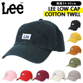 Lee LE LOW CAP COTTON TWILL／バックヤードファミリー（BACKYARD FAMILY）