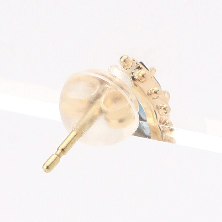 楽天市場】【片耳用】K10ブルートパーズピアス／アガット（agete 