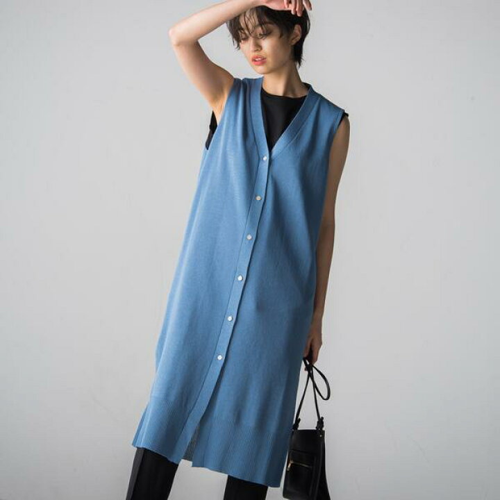 楽天市場】ロングニットベスト≪手洗い可能≫／メイソングレイ（MAYSON 
