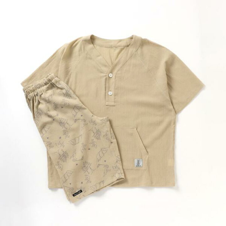 楽天市場】DODコラボ楊柳キャンプパジャマ＋収納BAG（オトナ 