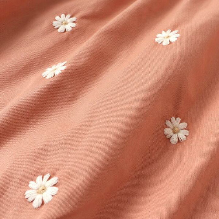 楽天市場】マーガレット刺繍うしろクロスワンピース／エフオー 