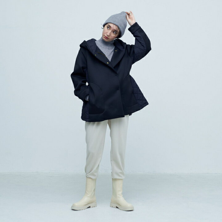 楽天市場】◇【WEB限定】ダンボール×キルティング フードブルゾン 