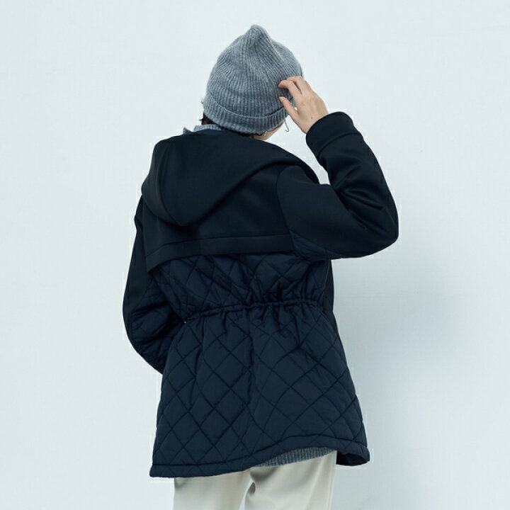 楽天市場】◇【WEB限定】ダンボール×キルティング フードブルゾン 