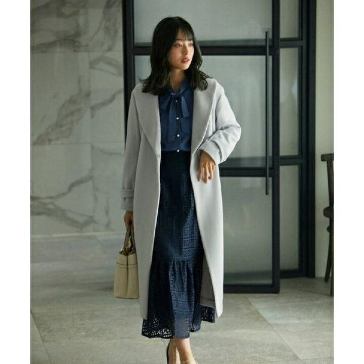 楽天市場】｜美人百花11月号掲載 ｜ ウールガウンコート 