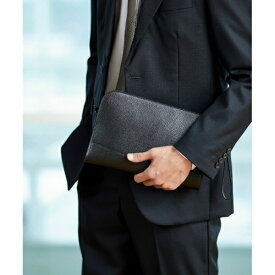 【冠婚葬祭】ブラックレザー クラッチバッグ／タケオキクチ（TAKEO KIKUCHI）