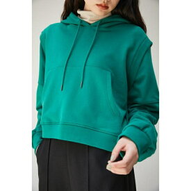 REMOVABLE SLEEVE SHORT HOODIE／アズールバイマウジー（AZUL BY MOUSSY）