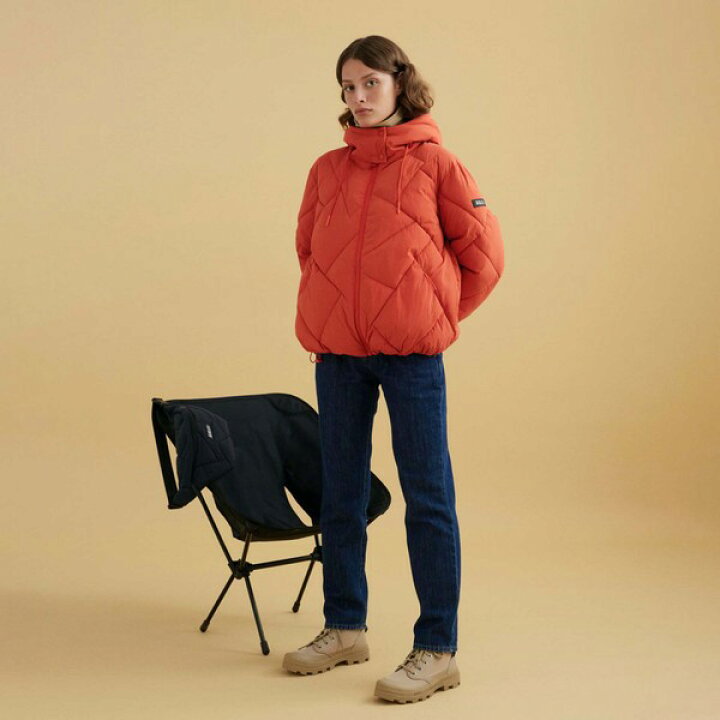 楽天市場】AIGLE 撥水 ショートパデッドフーデッドジャケット 
